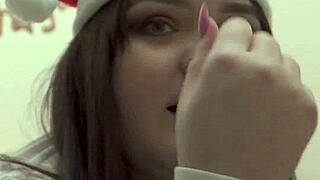 Curvy BBW Milf Gives ASMR Hot Blowjob JOI with Toys for New Year