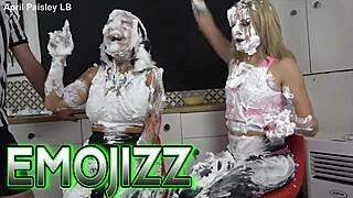 Skinny Milf Pornstar Endures Food Fetish Humiliation Creampie Trivia Challenge