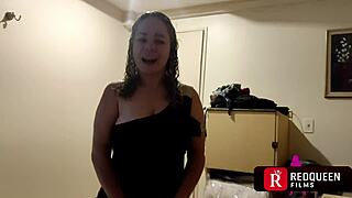 wife catches husband slut fucking then joins intense threesome