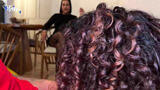 best friend's cuckold boyfriend fucks two colombian milfs