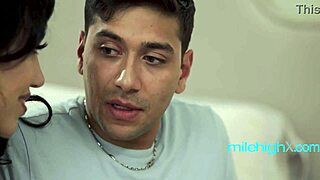 Busty Shy Milf Mommy Seduces Family with Nude Wager for Horny Pussy Fuck