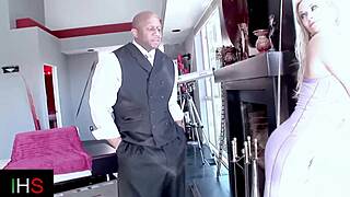 naughty milf rides black guy's huge cock doggystyle before cum in mouth finish