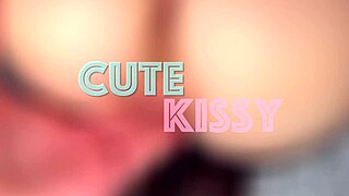 Watch his small cock stretch my tight pussy lips before creampie covers my ass