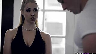 Stud Fucks Horny Sarah Vandella to Stay on Team