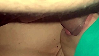 masked bbw chubby brunette hotwife kneels homemade deepthroats multiple cumshots swallows facial begs more from husband cuckold