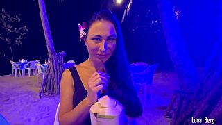 hot milf's dirty footjob makes stranger explode on her sexy toes