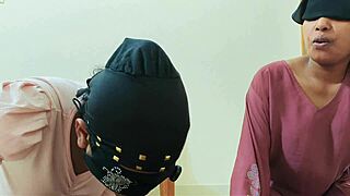 desi boy pounds step-sis and step-mom wet pussies together