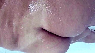 Wife shaves big pussy lips in shower seduces friend for me