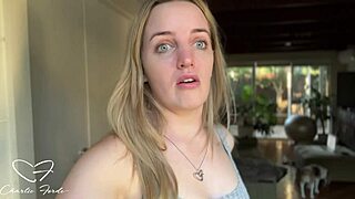 Charlie Forde's Cute Petite MILF Backstage Interview Dirty Talk Tease