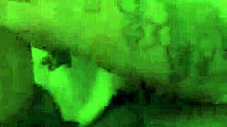 Watch milf slut deepthroat monster black cock in slow mo POV until cum floods her mouth