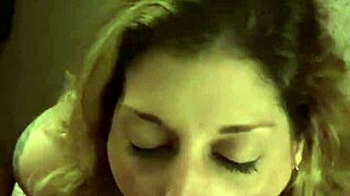 Blonde Milf Deepthroats Husband's Huge Cock Swallows Cum In Hot Homemade Pov