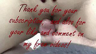 Blonde milf wife grinds wet labia on lover cock creampie!