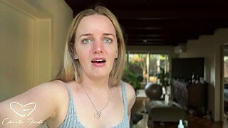 Charlie Forde's Cute Petite MILF Backstage Interview Dirty Talk Tease