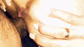 Big cock stretches milf's tight holes at casting closeup