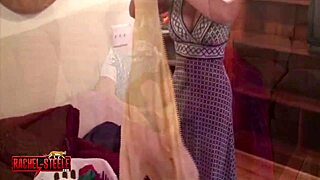 Vintage Redhead Stepmom Cougar Stocks Lingerie For Taboo Handjob Ride