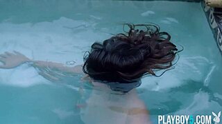 damn petite latina milf strips nude outdoors