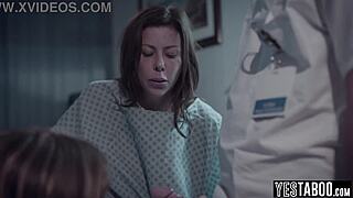 Big tits mature milf patient threesome with young petite blonde teen pov monster cock blowjob