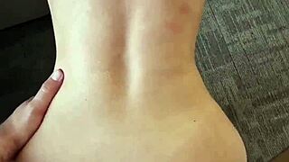 Beautiful Blonde Girlfriend Takes Anal Creampie And Ass Cumshot In Bedroom