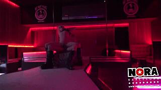 nora barcelona screams in gangbang creampie anal pounding at hot palace night