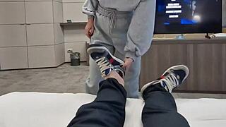 Beautiful Blonde Girlfriend Takes Anal Creampie And Ass Cumshot In Bedroom