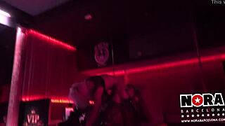 nora barcelona screams in gangbang creampie anal pounding at hot palace night