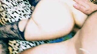 Big cock stretches milf's tight holes at casting closeup