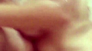 Sneaky stepmom gets bent over fucked hard by stepson in bathroom