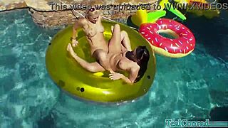 teal conrad's busty lesbians kiss big tits and pussies wildly!