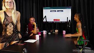 Bruna Carlos Sheer Red Lingerie Bora Cast Compilation