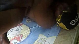 She spreads tight wet pussy then i doggystyle fuck stepmom on bed