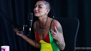 Bruna Carlos Sheer Red Lingerie Bora Cast Compilation