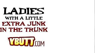 Brunette Cutie With Big Tits Rides Tattooed Shaved Cock Cowgirl Style