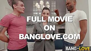 vitoria beatriz's double dick threesome drills her petite frame relentlessly