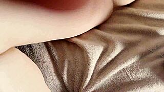 BBW Shaves Bush Then Takes Hard Creampie Pounding!