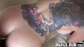 Latina milf Makayla Marie fucks for new tattoo