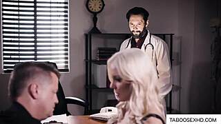 Husband Watches Doctor Creampie His Wife Hard