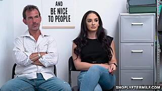 sheena ryder takes wrex oliver's rough sideways pussy fuck