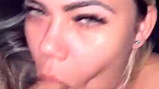 Tanned slut milf mames huge cock facial cumshot dripping tits