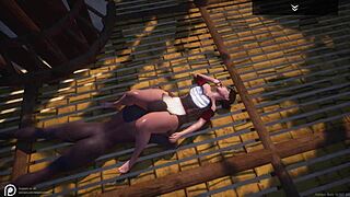 big ass curvy milf tanya dresses as sexy halloween maid. she squirts on nero's big black cock