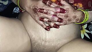 Confused stepsister shares bed bends over for stepbrother hard fuck closeup