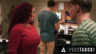 devastated milf teacher kiki daire double penetrated by students to hide cheating affair