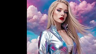 Sandy's forbidden music track milf cosplay blows huge cock parody pmv ita