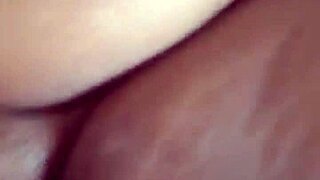 black bbw takes messy creampie from huge black cock doggystyle