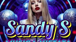 Sandy's forbidden music track milf cosplay blows huge cock parody pmv ita