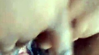 black bbw takes messy creampie from huge black cock doggystyle