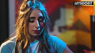 naughty lesbian smuggler gets pussy punished by security and flight attendant in garage?