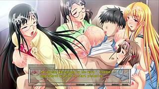 Who's ready for big-boobed anime milf's creampie hentai family extras?