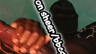 sneak peek midnight's fat bbc throbs beating huge cock solo