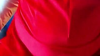 Skinny tall latina housewife linda in christmas dress gets creampied homemade