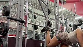 Ebony Amateur Bobbi Jo Pops Cherrys In Wild Outdoor Tattoo Workout Pov